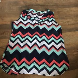 Sheer Chevron Tank